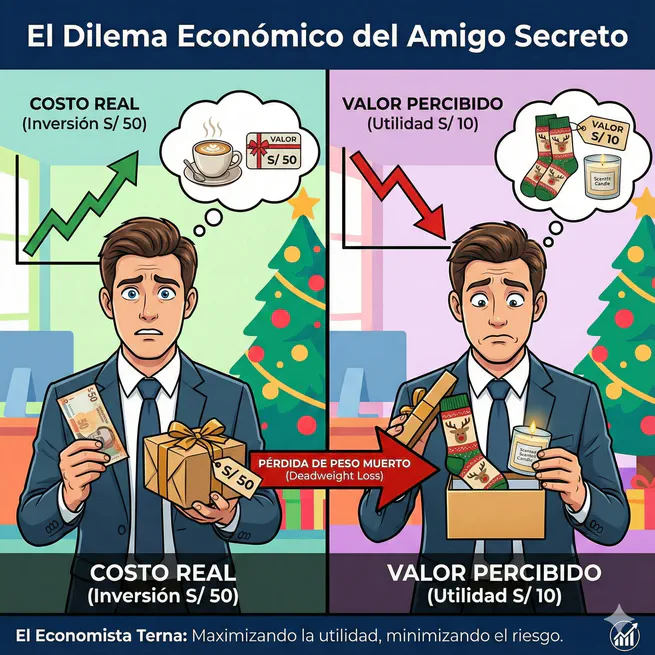 El Economista Terna: El Dilema del Amigo Secreto y la Minimización de la Pérdida de Peso Muerto